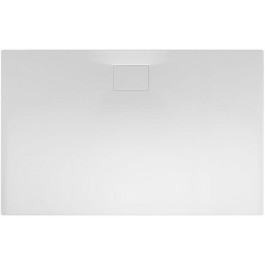 Belli Flat Carré E Rechteck-Duschwanne L: 120 B: 80 H: 1,1cm 0030337000001 weiß, inkL: Abdeckung eckig weiß 