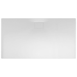Belli Flat Carré E Rechteck-Duschwanne L: 140 B: 80 H: 1,1cm 0030340000001 weiß, inkL: Abdeckung eckig weiß 