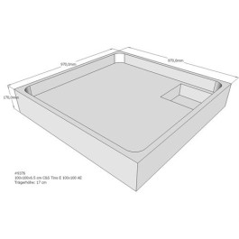 Belli Duschwannenträger für Tino E 100x100 SD93032
