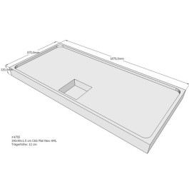 Belli Duschwannenträger für Flat New E 190x90 SD94086