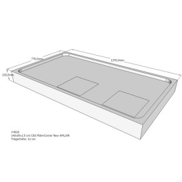 Belli Duschwannenträger für Flat E 140x80 SD94113