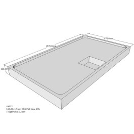Belli Duschwannenträger für Flat E 160x90 SD94116