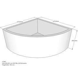 Belli Badewannenträger für Ella SW 84206