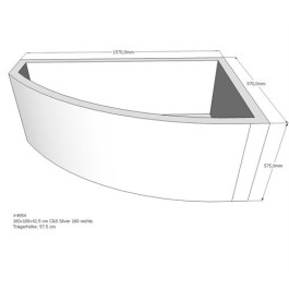 Belli Badewannenträger für Silver 160 rechts SW84301