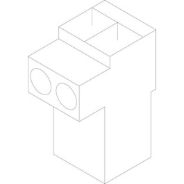 Bosch Anschlussklemme 2-polig weiß AF 54912649