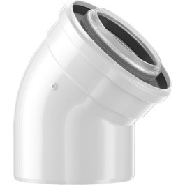 Bosch Luft-/Abgasbogen 45 Grad, d: 60/100mm Abgaszubehör FC-CE60-45 7738112501