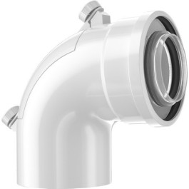 Bosch Doppelrohrbogen Prüföffnung, d: 60/100mm Abgaszubehör FC-CER60-87 7738112637