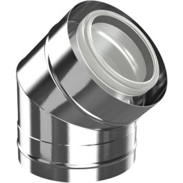 Bosch Bogen konzentrisch d: 80/125, 45 Grad Edelstahl Abgaszubehör FC-CE80-45 7738112701