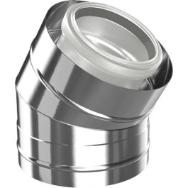 Bosch Bogen konzentrisch d: 80/125, 30 Grad Edelstahl Abgaszubehör FC-CE80-30 7738112702