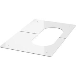 Bosch Abdeckblende, 2-teilig, d: 125mm, weiß Abgaszubehör FC-O80 7738112725