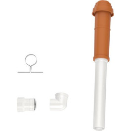 Bosch Grundbausatz C33x, rot, d: 60/100mm Abgaszubehör FC-Set60-C33x, hinten 7738112775