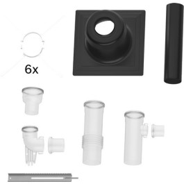 Bosch Grundbausatz C(14)3x, d: 110mm Abgaszubehör FC-Set110-C(14)3x 7738113339