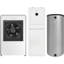 Bosch Wärmepumpe CS7000iAW7IR-S, AWM9, BH 120-5 1 A Wärmepumpen-Paket JUPA CS775 7739614699