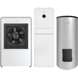 Bosch Wärmepumpe CS7000iAW13IR-T, AWMB 9, WH 370LP1B Wärmepumpen-Paket JUPA CS751 7739615624