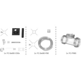 Bosch Abgas-Paket Schacht flexibel, 80/125, 15m, raumluftunabhängig Abgas-Standardpaket BOPA FC05 7739617754