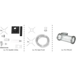 Bosch Abgas-Paket Schacht flexibel, 110 mm, 15m, raumluftunabhängig Abgas-Standardpaket BOPA FC17 7739617759
