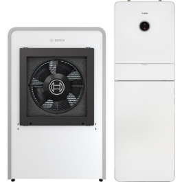 Bosch Wärmepumpe CS7000iAW7IR-S, AWM9, Regler, Luftkanal Wärmepumpen-Paket JUPA CS771 7739619345