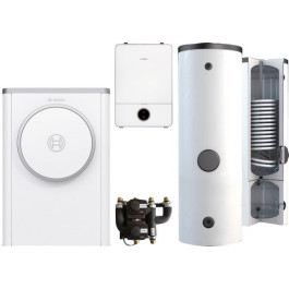 Bosch Wärmepumpe CS7400iAW 7 OR-S, AWE9, BPU400-C, INPA Luftwärmepumpen-Paket BOPA CS750 7739620413