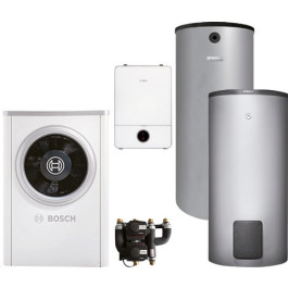 Bosch Wärmepumpe CS7001iAW13OR-T, AWE17, BH200, WH 370 # Luftwärmepumpen-Paket BOPA CS735 7739620564