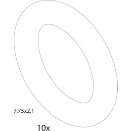 Bosch O-Ring 7,75x2,1 10 Stück 87102050800