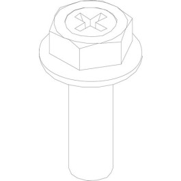 Bosch Schraube M6x20 (10x) # 87134011300