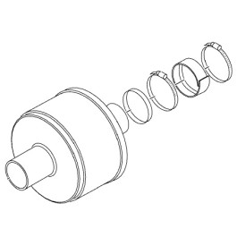 Bosch Abgasschalldämpfer DN130 #8718584389