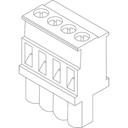 Bosch Anschlussklemme 4-pol U ocker 8718585554