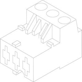 Bosch Anschlussklemme 3-polig SF50 rosa 8718586071