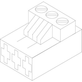 Bosch Anschlussklemme 3-polig rot 8718586111