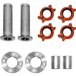 Bosch Vor-/Rücklauf nach hinten für T720/800-2 Zubehör Solewärmepumpen Anschl.-Set 2 8738206910