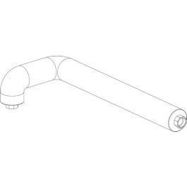Bosch Rücklaufrohr senkrecht Kessel Speicher V2 # 8738804075