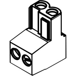 Bosch Anschlussklemme 2-pol orange (5x)  # 87444040880