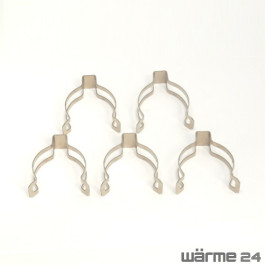 Buderus Klemmfeder 5 Stück Set für U104 Lin-K23 für GB142, für Wärmetauscher 7098988