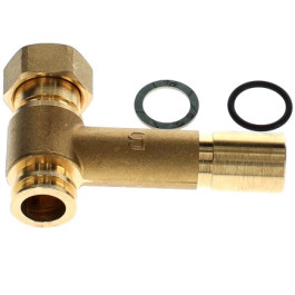 Buderus Rücklauf T-Stück für GB122-24K (G25), für 3-Wege-Ventil Kombi 7099125