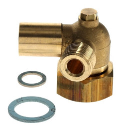 Buderus Rücklauf-Verbind Pumpe/Dreiweg für GB122-24K (G25), für 3-Wege-Ventil Kombi 7099766