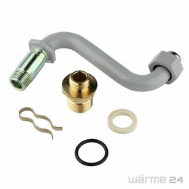 Buderus Rohrverbindung Armatur/Gasanschluss GB112 lack V2 für GB112, für Gaszufuhr GB112W/WT 7099819