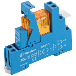 Buderus Koppelrelais Goldkontakt mit Sockel, 230V 2 Wechsler, IP20, Temperatur -40 bis +70 C 7738345651