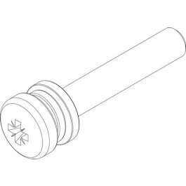 Buderus Schraube M5x30 mit Scheibe für U154, für Pumpe/Rohre 87161064520
