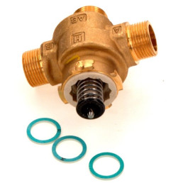 Buderus Dreiwegeventil G3/4 flachd für SB105T-27 V3, für Verrohrung Speicher SB105 - 1 Heizkreis 8718587653