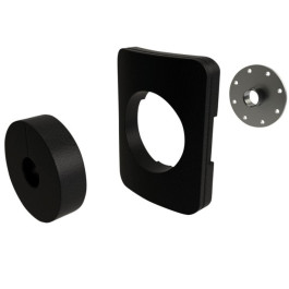 Buderus E-Heizer Anschluß Set 500-1000 schwarz, Handlochdeckel für Speicher 8732902340