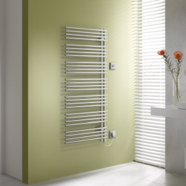 Kermi Diveo-E Designheizkörper H: 132 B: 45cm weiß weiß DVE1A1300452SXK