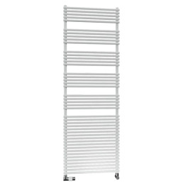 Arbonia Bagnotherm zweilagig H: 1.800 B: 450mm, weiß RAL9016, Anschlussbild 68/86 unten seitlich E3N201800452XXA