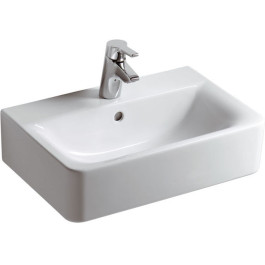 Ideal Standard Connect Cube Waschtisch B: 55 T: 37,5cm weiß, Ideal Plus E7140MA