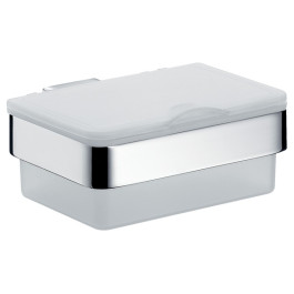 Emco Feuchtpapierhalter Loft Kunststoffbox chrom/weiss 053900101