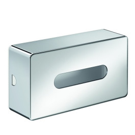 Emco Kosmetiktuchbox Wandmodell Loft 250x79x140mm chrom/weiß 055700100