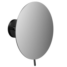 Emco Kosmetikspiegel Round 3-fach, Klebeadapter D=200mm schwarz 109413338 