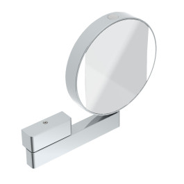 Emco LED-Kosmetikspiegel Prime 3-/7-fach, 1-armig D=202mm, Direktanschluss, Schalter, Farbwechsel, beidseitig verspiegelt109506017 
