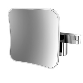 Emco LED-Kosmetikspiegel Evo 5-fach, 2-armig 209x209mm chrom, Direktanschluss, 2 Schalter, Farbwechsel, dimmbar 109506050 