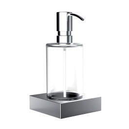 Emco Seifenspender Liaison Glasteil klar chrom 182100102  