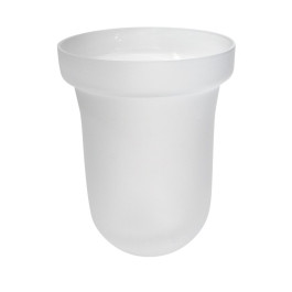Emco Bürstenglas Barolo Ersatzglas zu S2215, Kristallglas satiniert 221500090